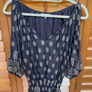 Rubyyaya Charcoal Boho Jewel Dress Size XS